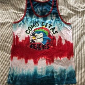 Come Estas Beaches Tank Top Like NEW L